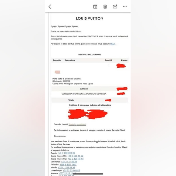 Louis Vuitton Charms Card Holder Snowy Pearl - Picture 8 of 8